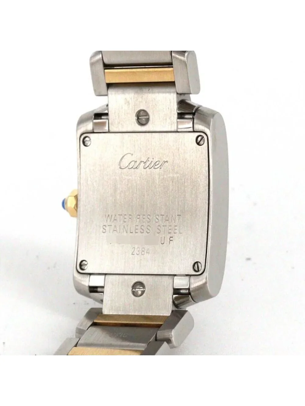 Cartier Tank Francaise SM Stainless Steel Yellow Gold Quartz Watch